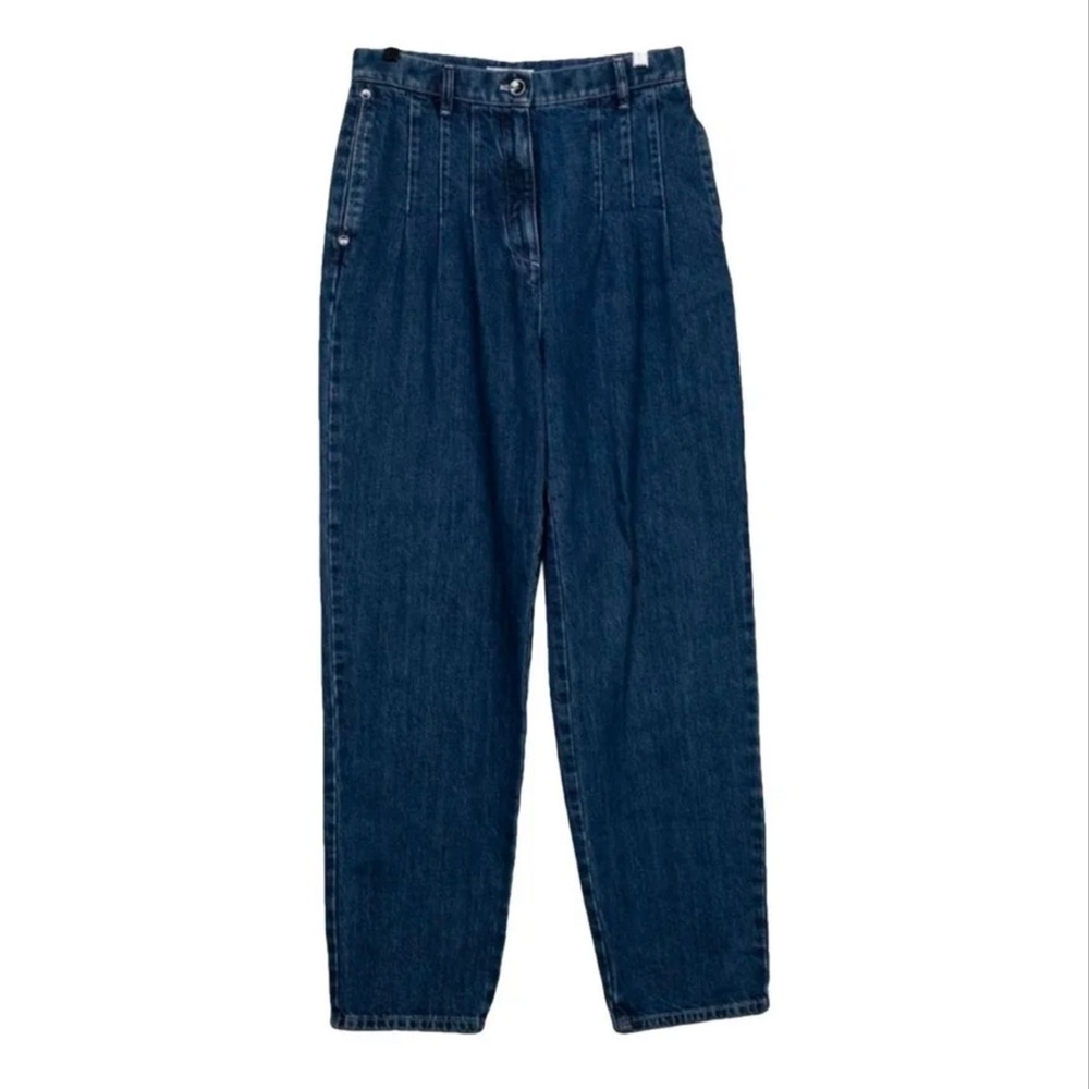Authentic CHANEL Classic Blue Denim Trousers